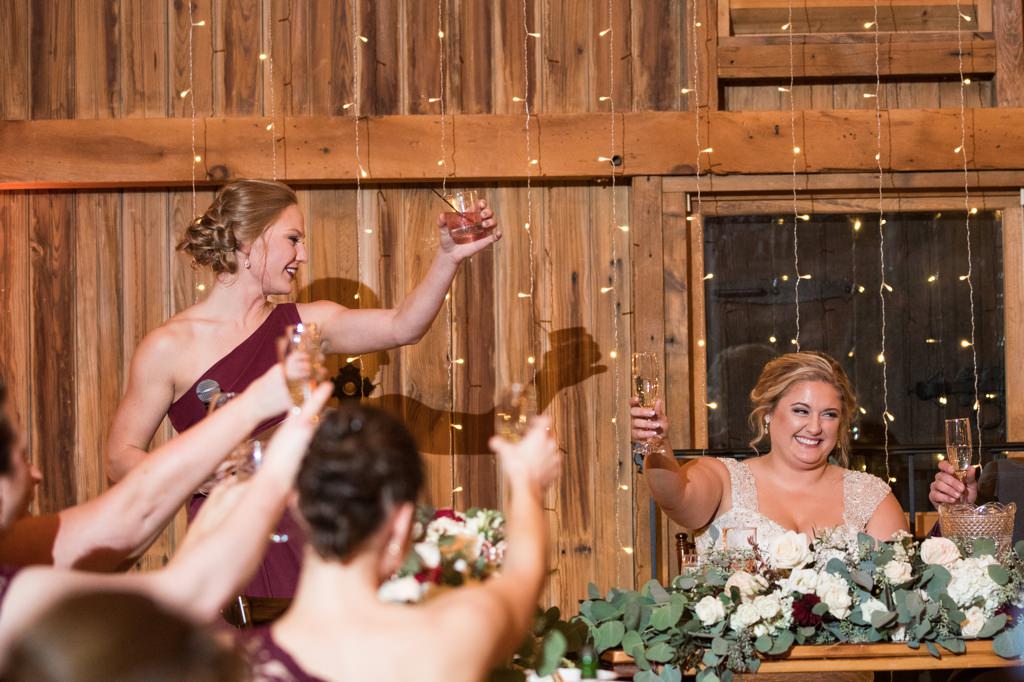 how to end a bridesmaid speech